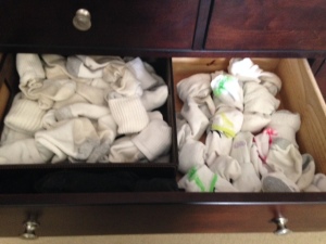 image of sock drawer